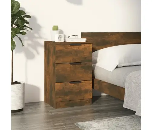 Naktsskapītis, Ozolkoka Krāsa, 40X36X65 Cm Vidaxl