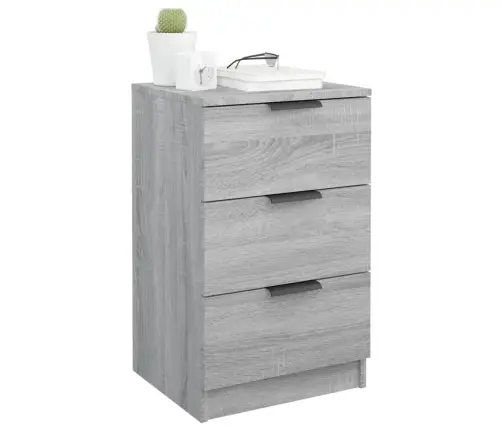 Naktsskapītis, Pelēka Ozolkoka Krāsa, 40X36X65 Cm Vidaxl Naktsskapītis, Pelēka Ozolkoka Krāsa, 40X36X65 Cm Vidaxl