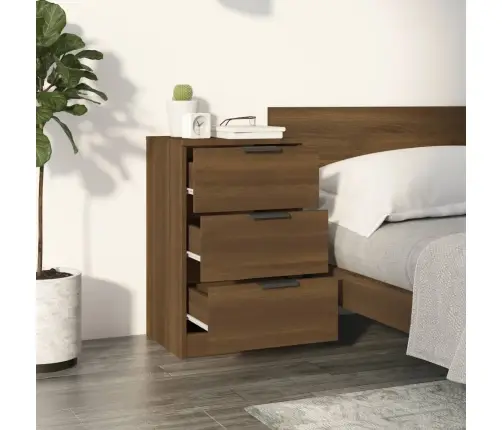 Naktsskapītis, Brūna Ozola, 40X36X65 Cm Vidaxl