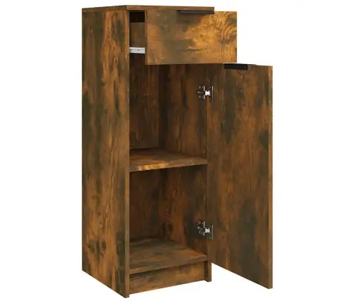 Vannasistabas Skapītis, Brūns, 32X34X90 Cm, Inženierijas Koks Vidaxl