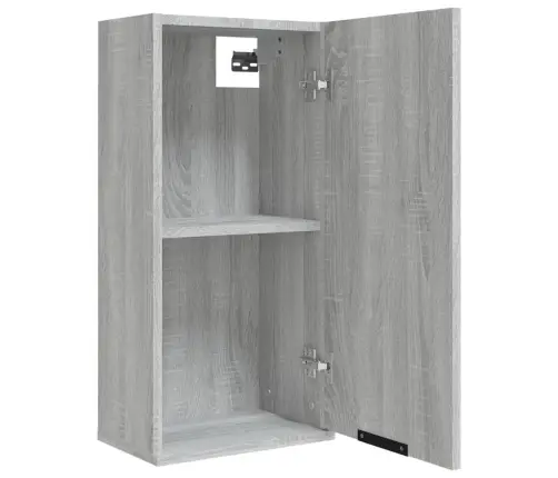 Prie Sienos Montuojama Vonios Spintelė, Pilka, 32X20X67Cm