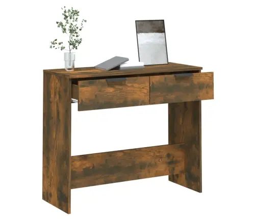 Konsoles Galds, Ozolkoka Krāsa, 90X36X75 Cm, Inženierijas Koks Vidaxl