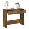 Konsoles Galds, Ozolkoka Krāsa, 90X36X75 Cm, Inženierijas Koks Vidaxl