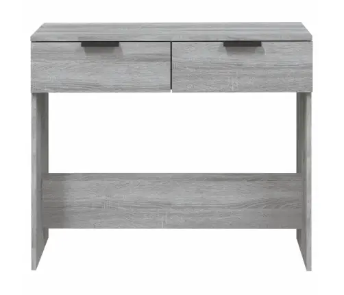 Konsoles Galds, Pelēka Ozolkoka, 90X36X75 Cm, Inženierijas Koks Vidaxl