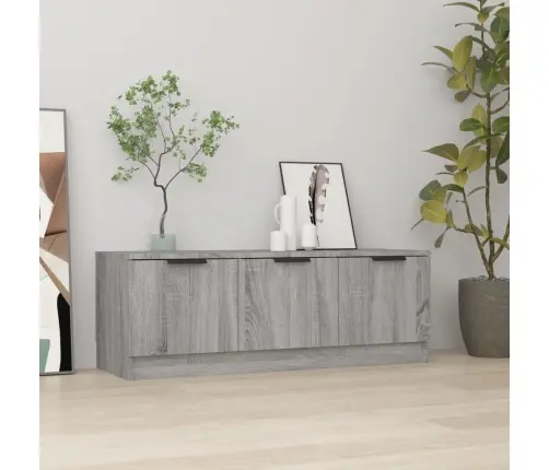 Tv Skapītis, Pelēka Ozolkoka, 102X35X36,5 Cm, Inženierijas Koks Vidaxl