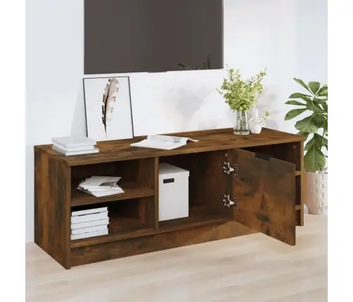 Televizoriaus Spintelė, Ąžuolo, 102X35,5X35,5cm Mediena Televizoriaus Spintelė, Ąžuolo, 102X35,5X35,5cm Mediena