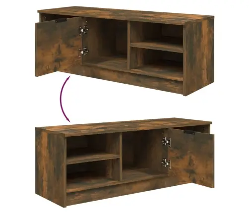 Televizoriaus Spintelė, Ąžuolo, 102X35,5X35,5cm Mediena Televizoriaus Spintelė, Ąžuolo, 102X35,5X35,5cm Mediena