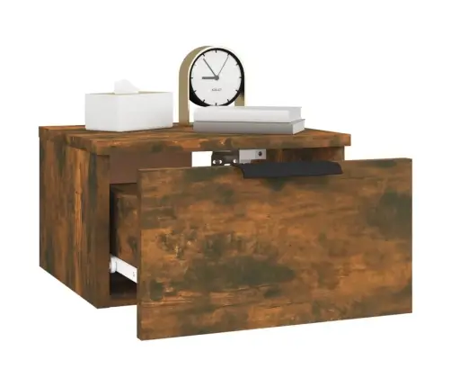 Seinale Kinnitatav Öökapp, Suitsutatud Tamm, 34 X 30 X 20 Cm