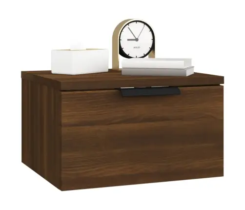 Sienas Naktsskapītis, Brūna Koka Krāsa, 34X30X20 Cm Vidaxl