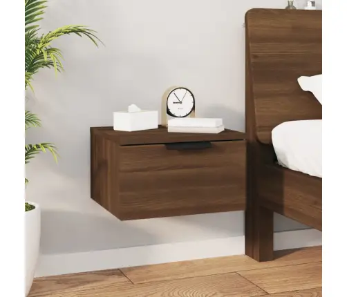 Sienas Naktsskapītis, Brūna Koka Krāsa, 34X30X20 Cm Vidaxl