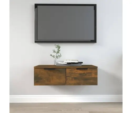 Seinakapp, Suitsutatud Tamm, 68 X 30 X 20 cm Tehispuit