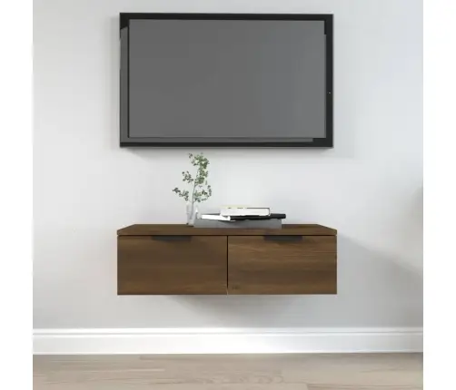 Sieninė Spintelė, Ruda Ąžuolo, 68X30X20cm Apdirbta Mediena