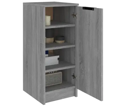 Apavu Skapītis, Pelēka Ozolkoka, 30X35X70 Cm, Inženierijas Koks Vidaxl