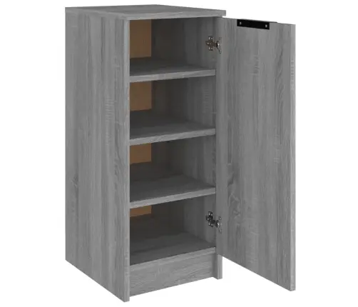 Apavu Skapītis, Pelēka Ozolkoka, 30X35X70 Cm, Inženierijas Koks Vidaxl