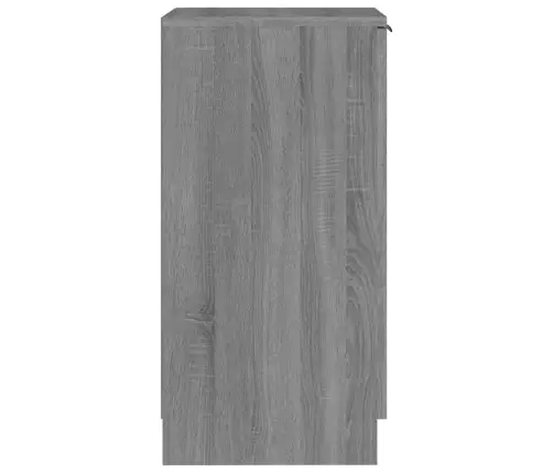 Apavu Skapītis, Pelēka Ozolkoka, 30X35X70 Cm, Inženierijas Koks Vidaxl