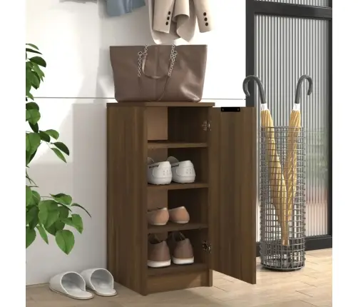 Apavu Skapītis, Ozolkoka Krāsa, 30X35X70 Cm, Inženierijas Koks Vidaxl