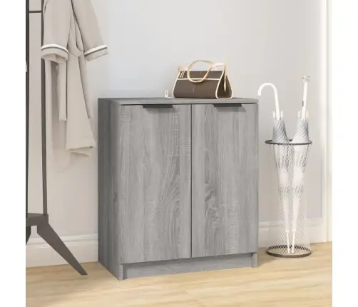 Spintelė Batams, Pilka Ąžuolo, 59X35X70cm Apdirbta Mediena Spintelė Batams, Pilka Ąžuolo, 59X35X70cm Apdirbta Mediena