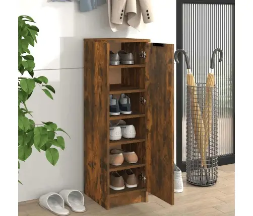 Apavu Skapītis, Ozolkoka Krāsa, 30X35X100 Cm, Inženierijas Koks Vidaxl