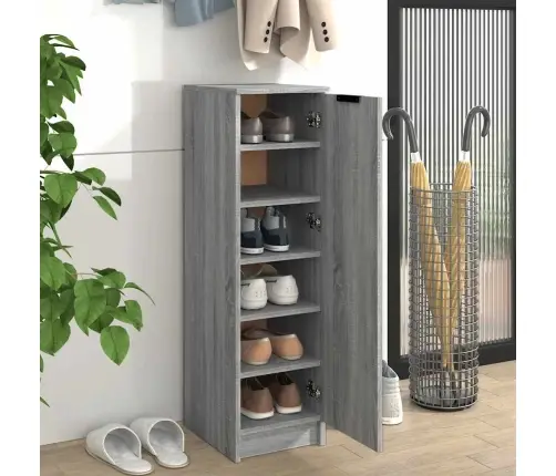 Jalatsikapp, Hall Sonoma Tamm, 30X35X100 cm Tehispuit