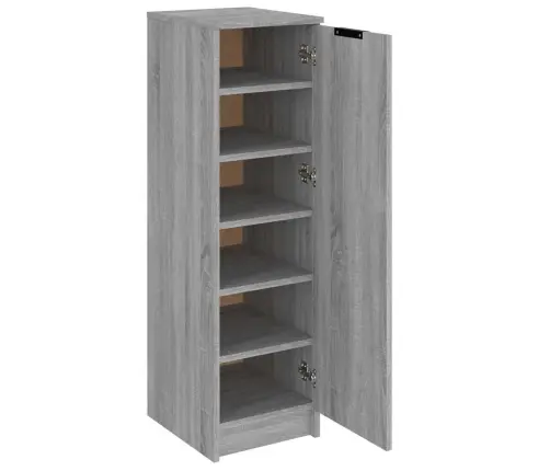 Jalatsikapp, Hall Sonoma Tamm, 30X35X100 cm Tehispuit