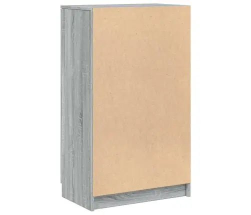 Apavu Skapītis, Pelēka Ozolkoka, 59X35X100Cm, Inženierijas Koks Vidaxl