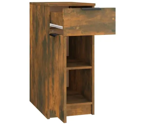 Rakstāmgalda Skapītis, Ozola, 33,5X50X75 Cm, Inženierijas Koks Vidaxl