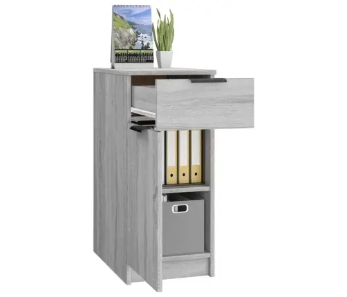 Sahtlikapp, Hall Sonoma Tamm, 33,5X50X75 cm Tehispuit