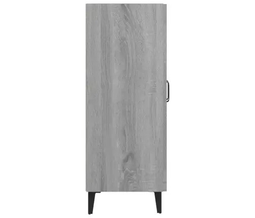 Kumode, Pelēka Ozolkoka, 69,5X34X90 Cm, Inženierijas Koks Vidaxl