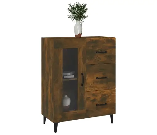 Kumode, Ozolkoka Krāsa, 69,5X34X90 Cm, Inženierijas Koks Vidaxl