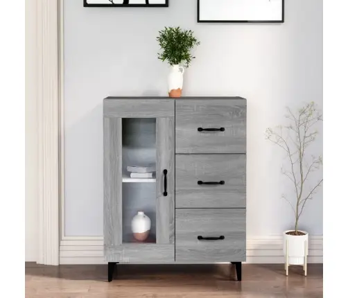 Kumode, Pelēka Ozolkoka, 69,5X34X90 Cm, Inženierijas Koks Vidaxl Kumode, Pelēka Ozolkoka, 69,5X34X90 Cm, Inženierijas Koks Vidaxl