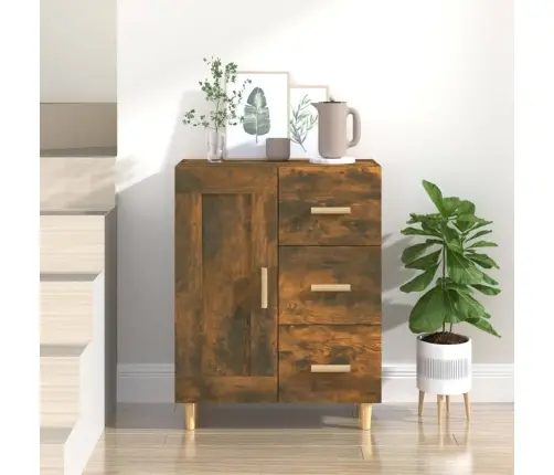 Kumode, Ozolkoka Krāsa, 69,5X34X90 Cm, Inženierijas Koks Vidaxl