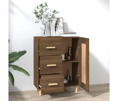 Kumode, Ozolkoka Krāsa, 69,5X34X90 Cm, Inženierijas Koks Vidaxl