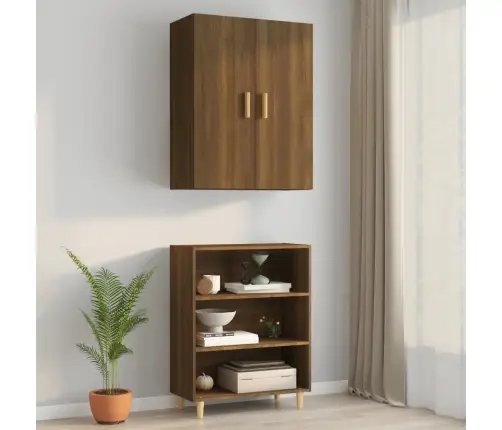 Pakabinama Sieninė Spintelė, Ruda Ąžuolo, 69,5X34X90Cm