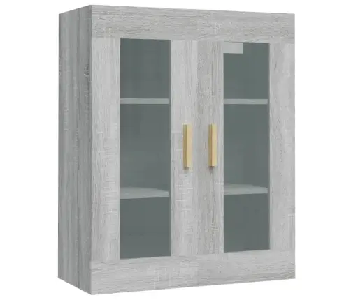 Pakabinama Sieninė Spintelė, Pilka Ąžuolo, 69,5X34X90Cm