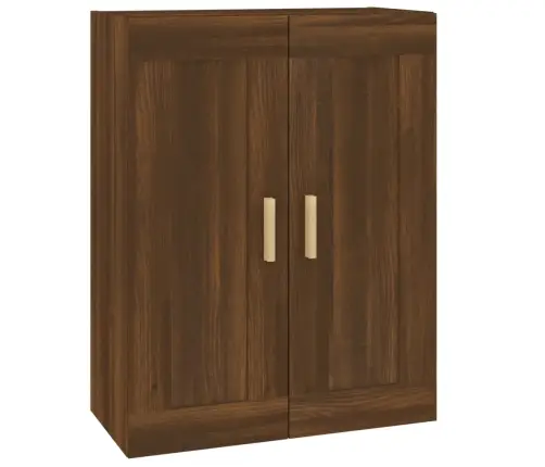 Sienas Skapītis, Brūna Ozola, 69,5X32,5X90Cm, Inženierijas Koks Vidaxl