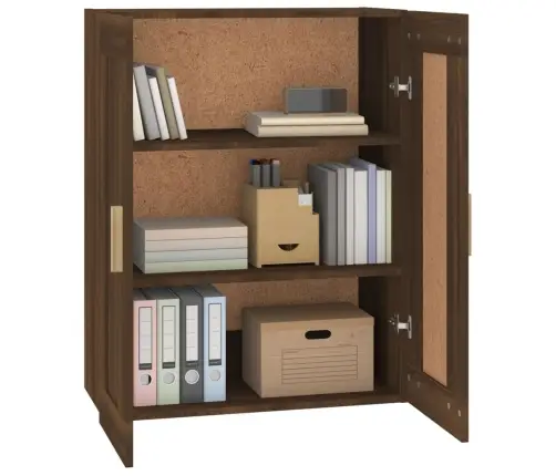 Sienas Skapītis, Brūna Ozola, 69,5X32,5X90Cm, Inženierijas Koks Vidaxl