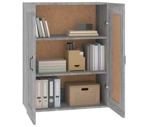 Piekarams Skapītis, Pelēka Ozolkoka Krāsa, 69,5X32,5X90 Cm Vidaxl Piekarams Skapītis, Pelēka Ozolkoka Krāsa, 69,5X32,5X90 Cm Vidaxl