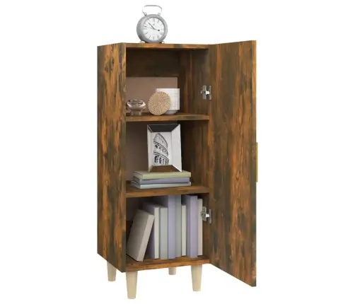 Kumode, Ozolkoka Krāsa, 34,5X34X90 Cm, Inženierijas Koks Vidaxl