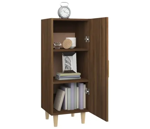 Puhvetkapp, Pruun Tamm, 34,5 X 34 X 90 cm Tehispuit