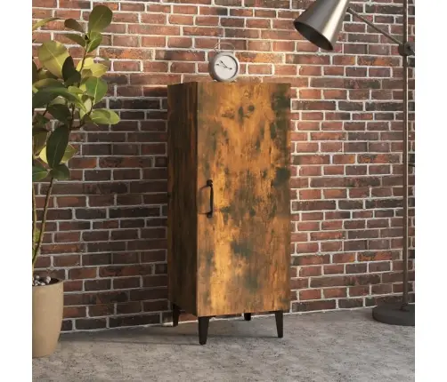 Kumode, Ozolkoka Krāsa, 34,5X34X90 Cm, Inženierijas Koks Vidaxl