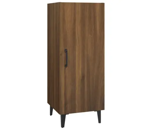 Kumode, Ozolkoka Krāsa, 34,5X34X90 Cm, Inženierijas Koks Vidaxl