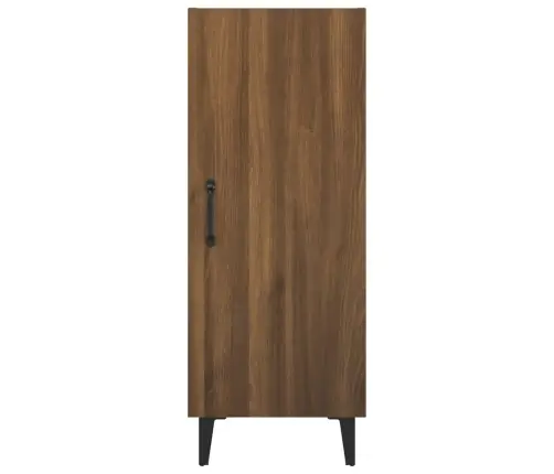 Kumode, Ozolkoka Krāsa, 34,5X34X90 Cm, Inženierijas Koks Vidaxl