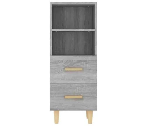 Kumode, Pelēka Ozolkoka, 34,5X34X90 Cm, Inženierijas Koks Vidaxl Kumode, Pelēka Ozolkoka, 34,5X34X90 Cm, Inženierijas Koks Vidaxl