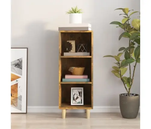 Plaukts, Ozolkoka Krāsa, 34,5X32,5X90 Cm, Inženierijas Koks Vidaxl