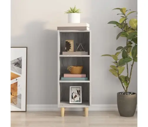 Šoninė Spintelė, Pilka Ąžuolo, 34,5X32,5X90cm Apdirbta Mediena