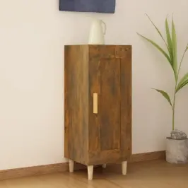 Kumode, Ozolkoka Krāsa, 34,5X34X90 Cm, Inženierijas Koks Vidaxl