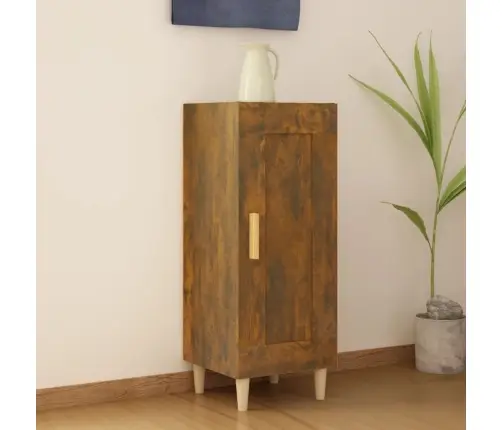 Puhvetkapp, Suitsutatud Tamm, 34,5 X 34 X 90 cm Tehispuit