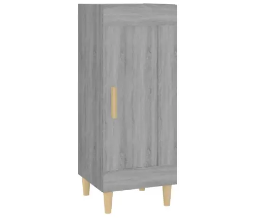 Šoninė Spintelė, Pilka Ąžuolo, 34,5X34X90cm Apdirbta Mediena