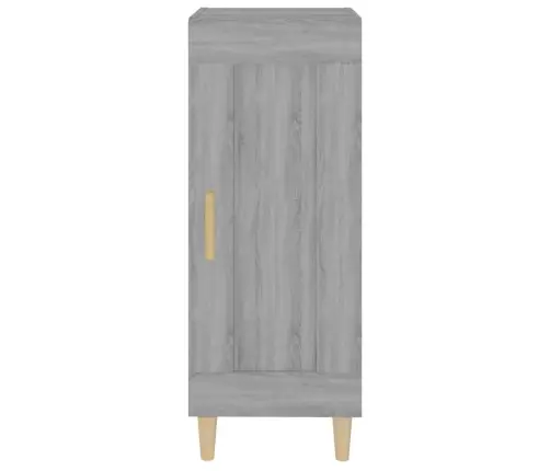 Šoninė Spintelė, Pilka Ąžuolo, 34,5X34X90cm Apdirbta Mediena