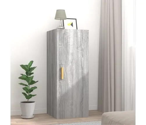 Piekarams Skapītis, Ozolkoka, 34,5X34X90 Cm, Inženierijas Koks Vidaxl